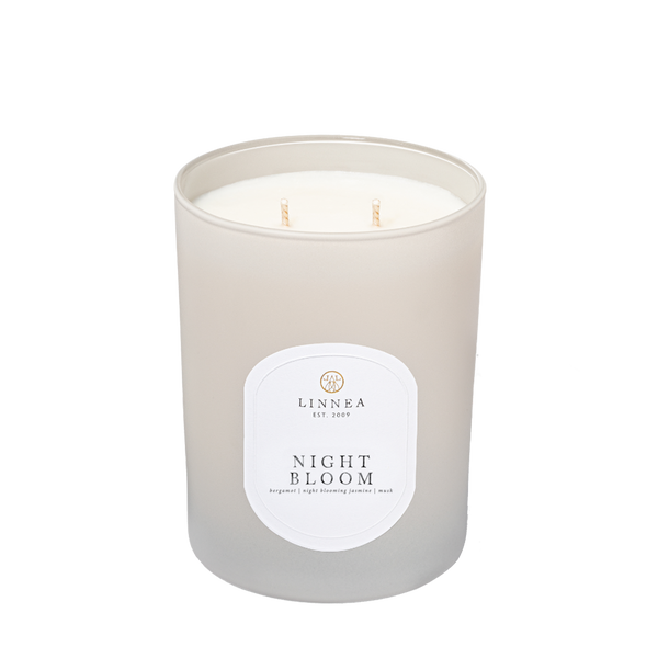 linnea Night Bloom 2-wick Candle - Handcrafted in Small Batches