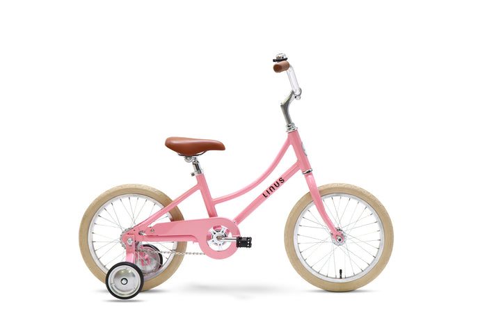 Linus Lil' Dutchi 16" Kids Bike In Gold Pink & Green – Linus
