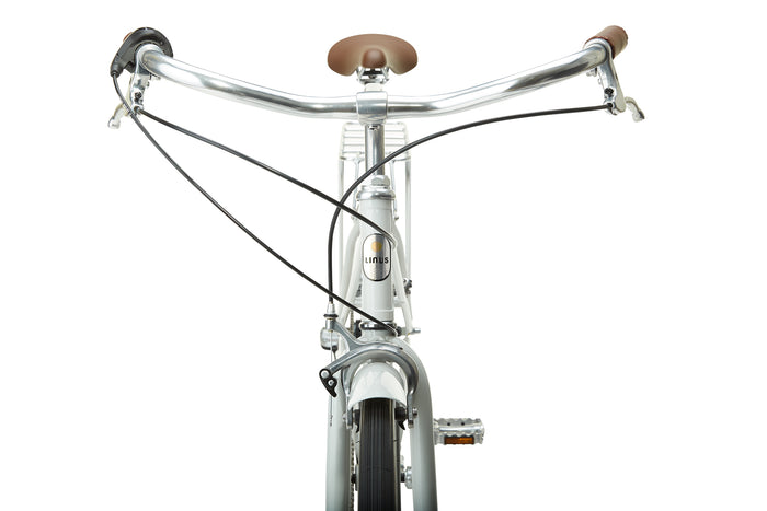 Linus Mixte 3i City Bikes In White Blue & Black – Linus