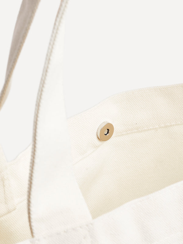 Linzi Beige Canvas Linzi Tote Bag