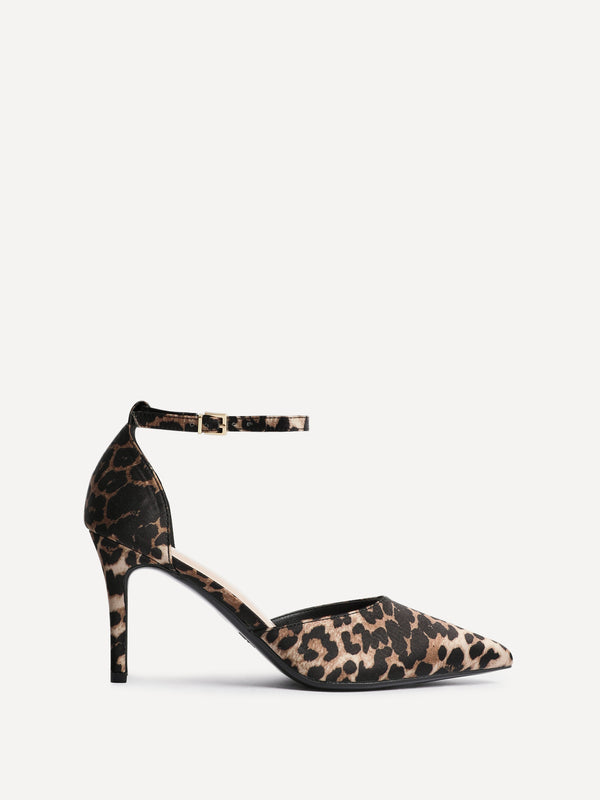 Linzi Leopard Print Classic Stiletto Court Heel