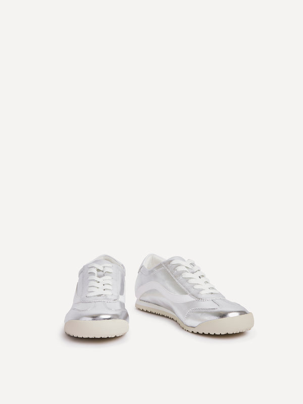 Linzi Silver Retro Style Trainers