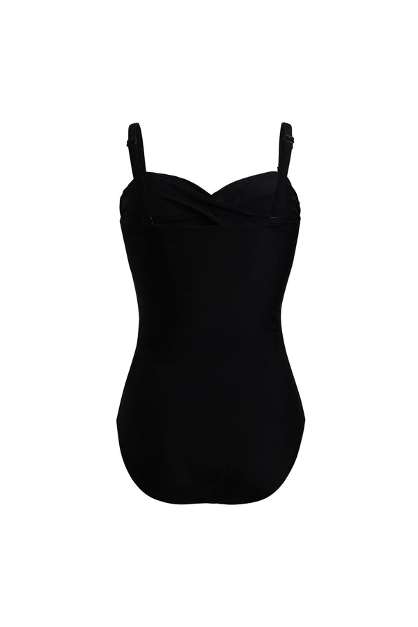 Linzi Linzi Swim Black Soft Cupped Tummy Control Swimsuit With Detachable Straps