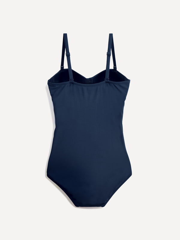 Linzi Linzi Swim Navy Soft Cupped Tummy Control Swimsuit With Detachable Straps