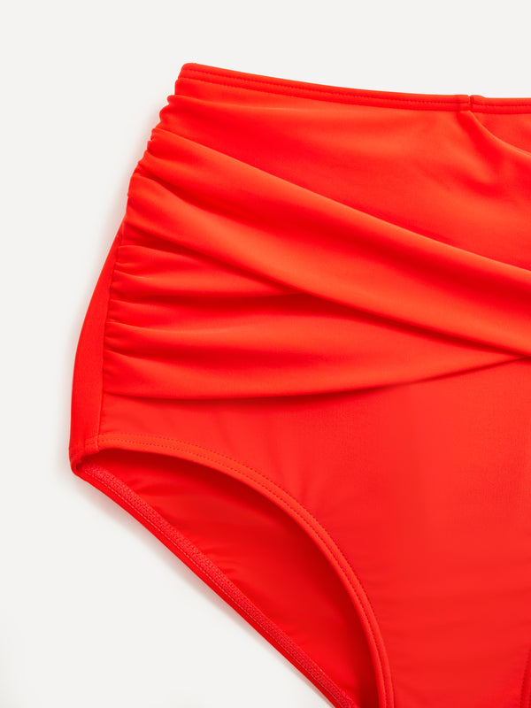 Linzi Linzi Swim Tangerine Bandeau Halter Neck High Rise Bikini