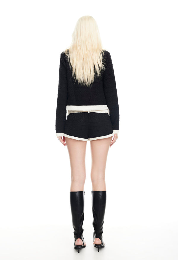 Lioness AFTERGLOW MINI SHORT ONYX TWEED