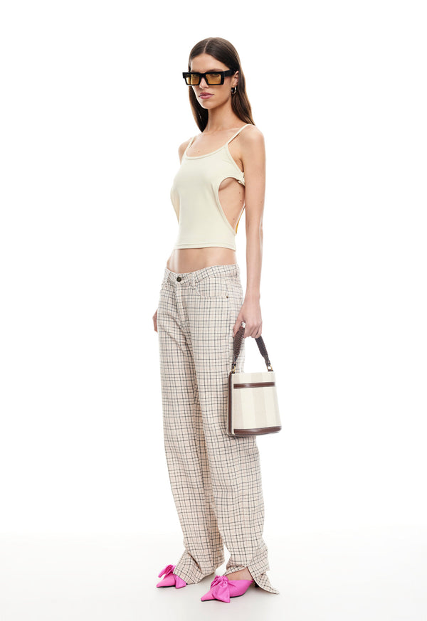 Lioness ALABAMA JEANS ALMOND PLAID