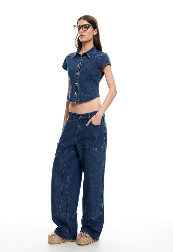 Lioness ANCHOR JEAN MID BLUE