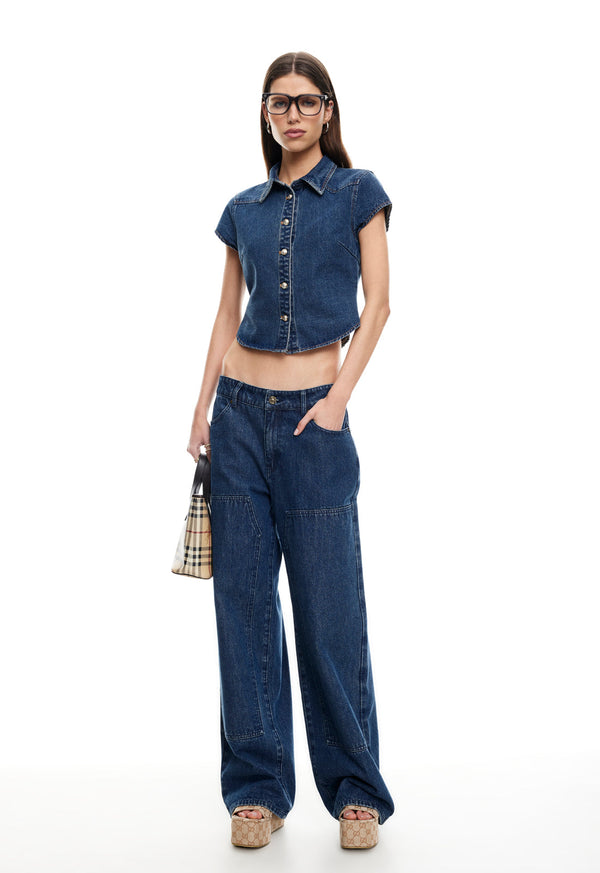 lioness ANCHOR JEAN MID BLUE