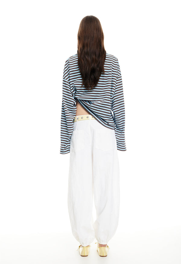 Lioness BLOOM LONG SLEEVE CHOCOLATE SEA STRIPE