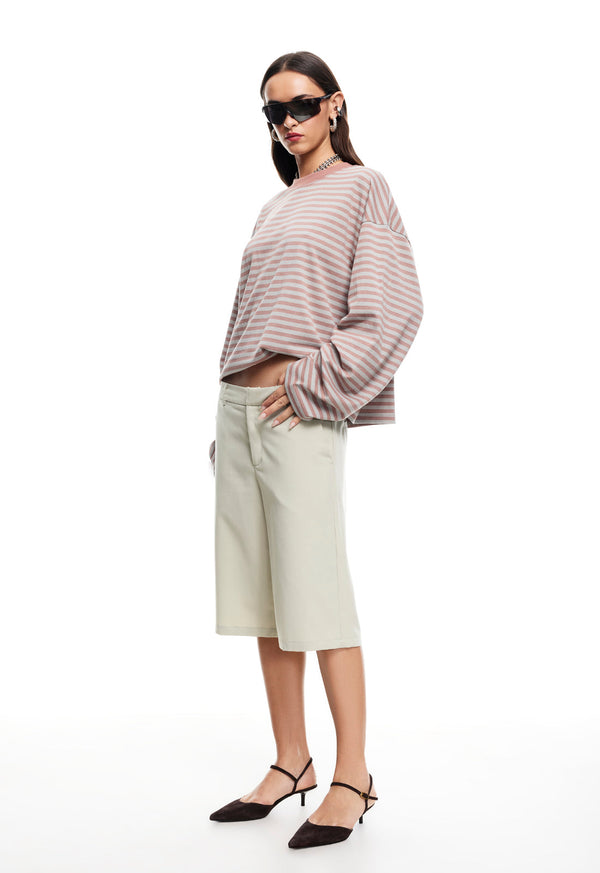 Lioness BLOOM LONG SLEEVE MUTED PASTELS STRIPE