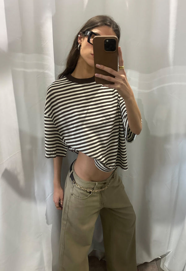 Lioness BLOOM SHORT SLEEVE DARK CHOCOLATE