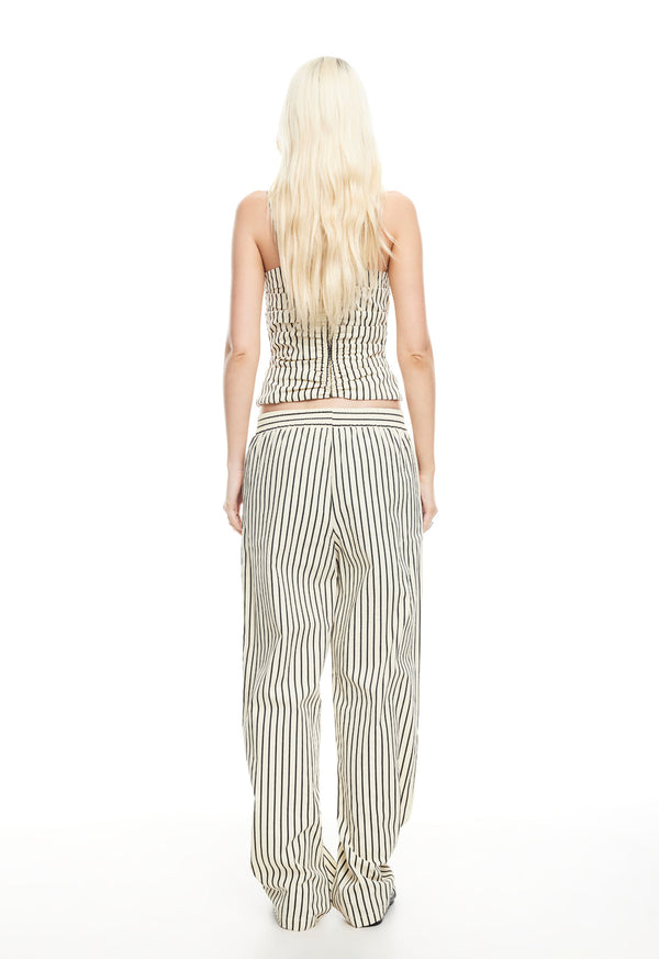 Lioness COBAIN PANT CREAM STRIPE