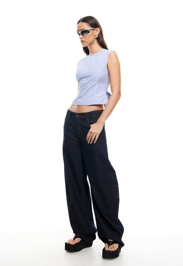 Lioness COUNTRYSIDE TOP BLUE STRIPE