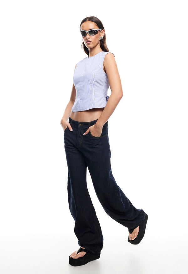 Lioness COUNTRYSIDE TOP BLUE STRIPE