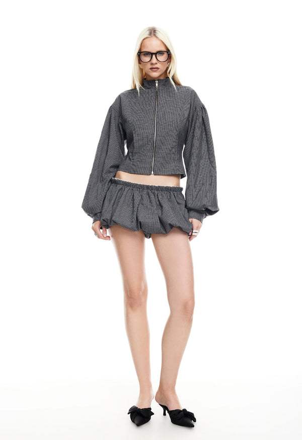 Lioness ECLIPSE MINI SHORT ONYX PLAID