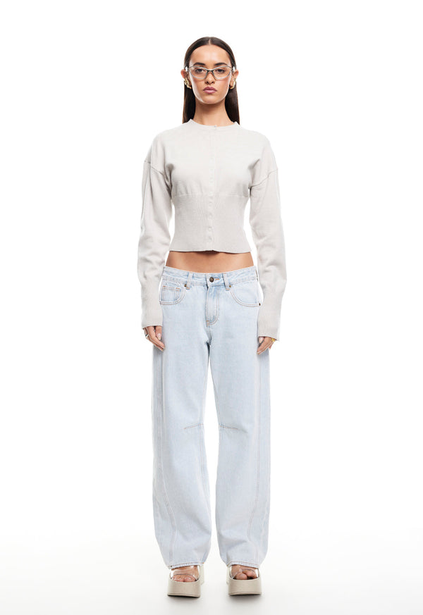 Lioness HEAD IN THE CLOUDS CARDIGAN CLOUD