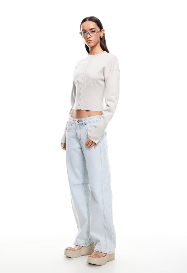 Lioness HEAD IN THE CLOUDS CARDIGAN CLOUD