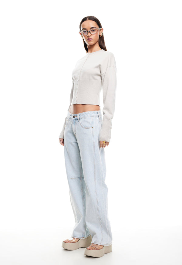 Lioness HEAD IN THE CLOUDS CARDIGAN CLOUD