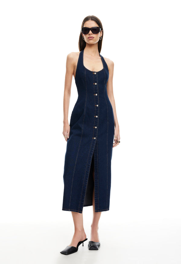 Lioness KENNY MAXI DRESS INDIGO