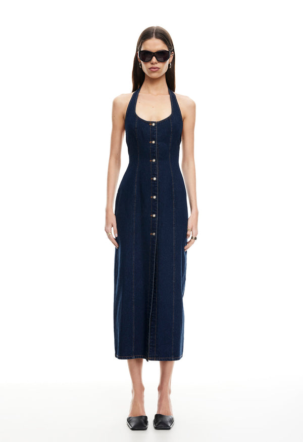 Lioness KENNY MAXI DRESS INDIGO