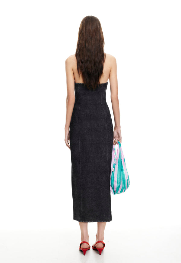 Lioness KENNY MAXI DRESS WASHED ONYX