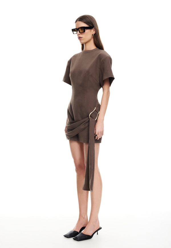 Lioness MARTINI MINI DRESS CHOCOLATE