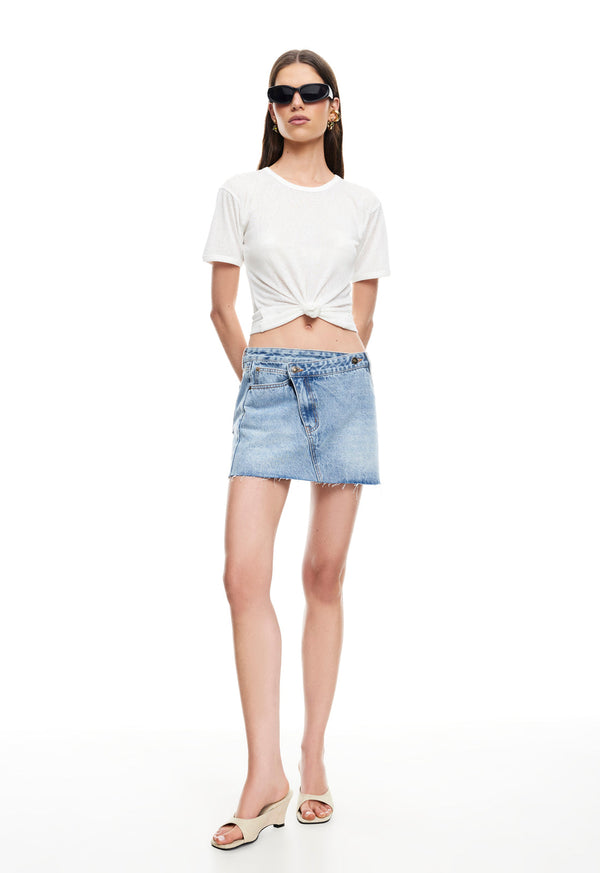 Lioness MOSS MINI SKIRT BLUE DENIM