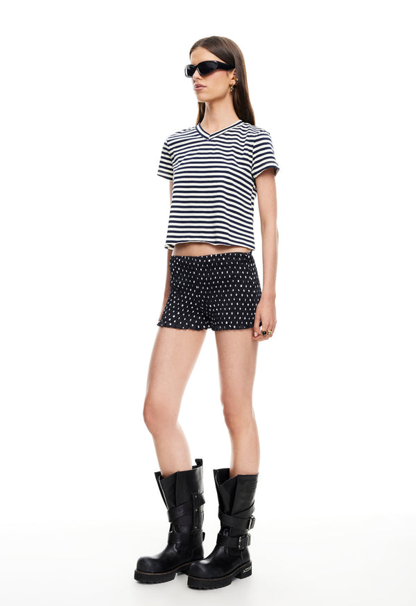 Lioness NORTH LIGHT TEE NAVY WHITE STRIPE