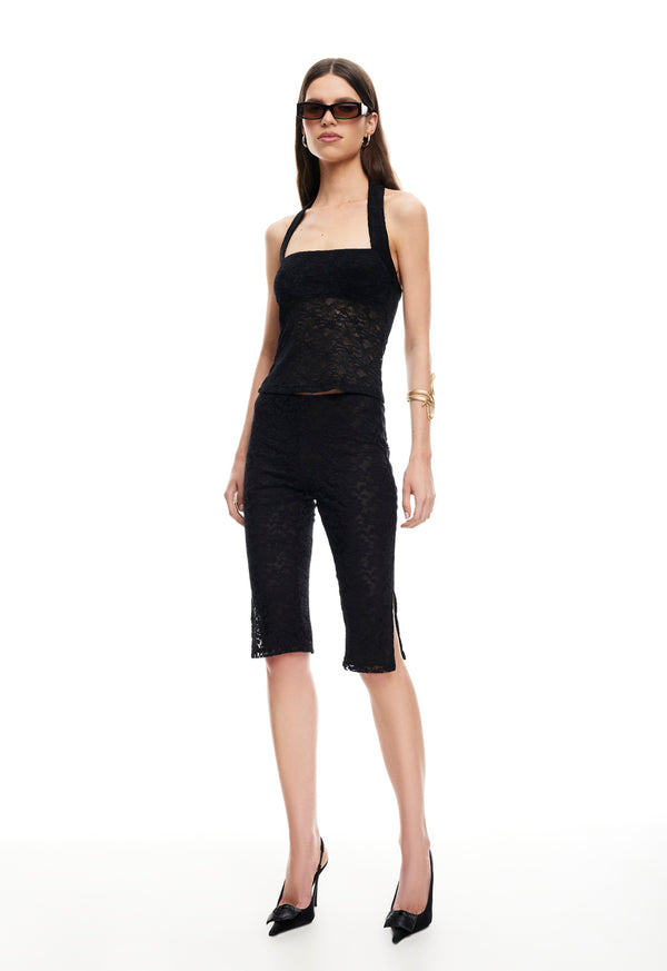 Lioness PALISADES HALTER TOP NOIR