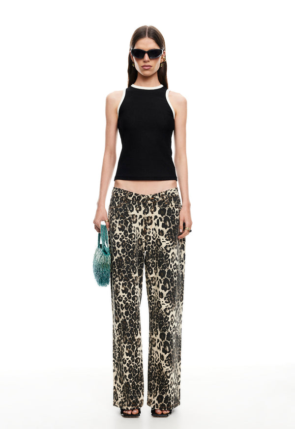 lioness REBELS JEAN LEOPARD