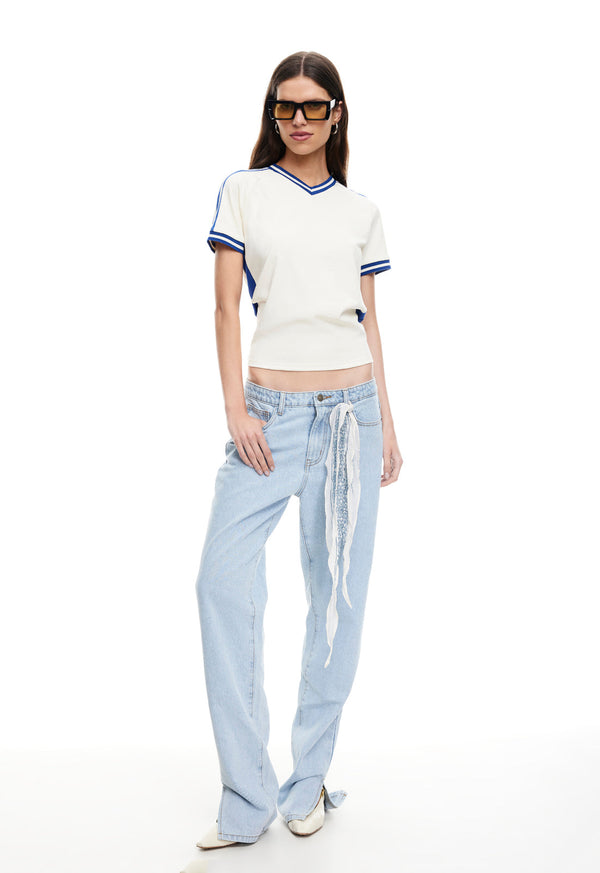 lioness STARLET TEE MIDNIGHT STRIPE