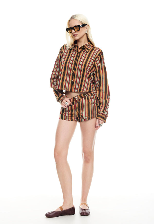 Lioness SUNDRENCHED SHIRT VINTAGE STRIPE
