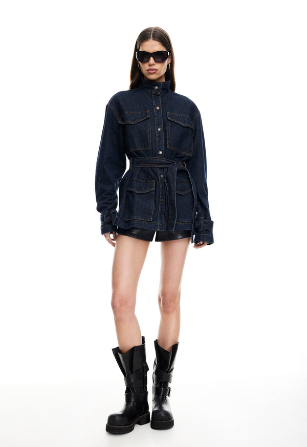 Lioness SWEETNESS OVERSHIRT INDIGO