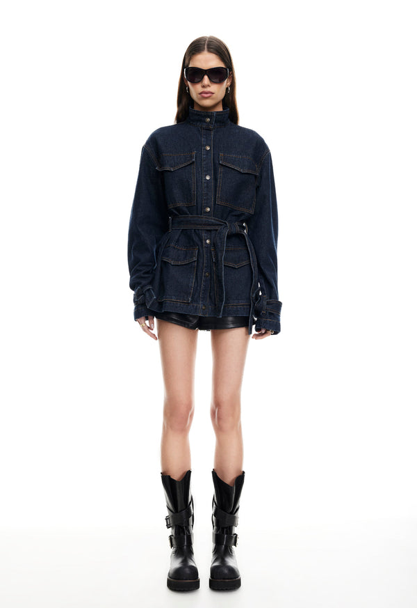 Lioness SWEETNESS OVERSHIRT INDIGO