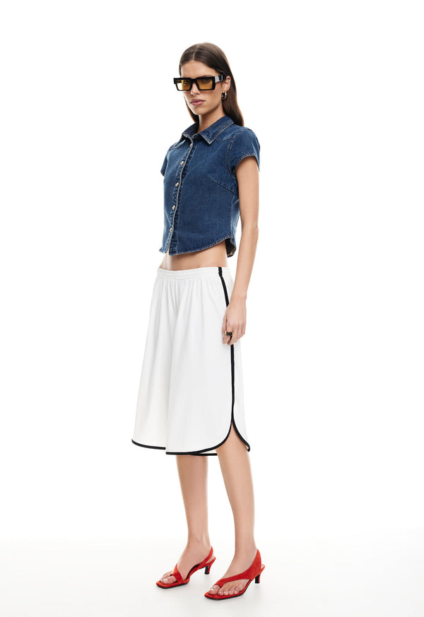 Lioness VARSITY BLUES TEE MID BLUE