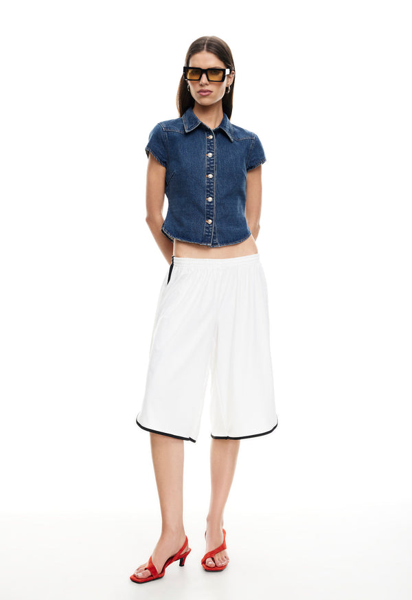 lioness VARSITY BLUES TEE MID BLUE