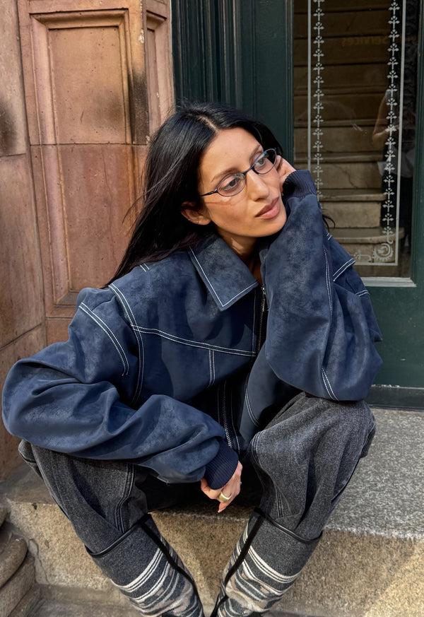 lioness VISTA BOMBER WASHED NAVY