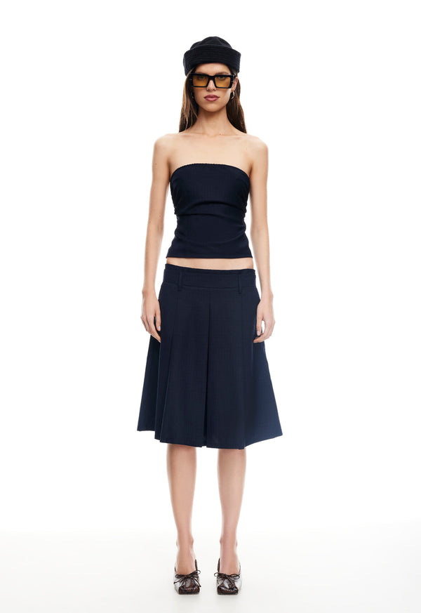 Lioness WILD WEST MIDI MIDNIGHT PLAID