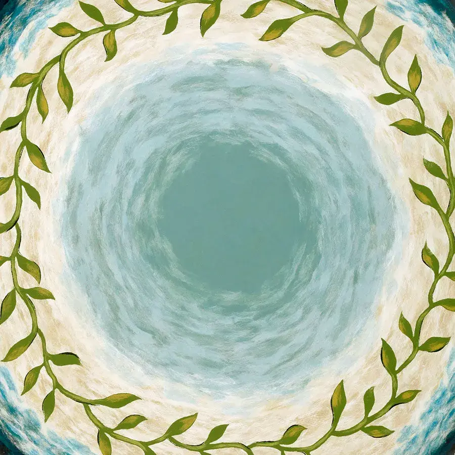 liora manne Garland Aqua