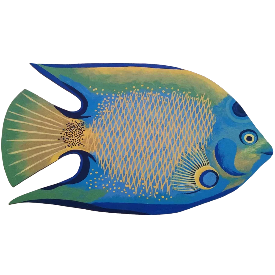 liora manne Queen Angelfish Azure