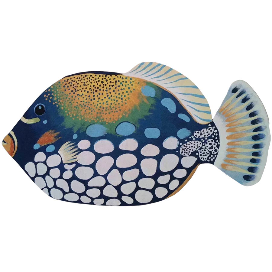 liora manne Spotted Fish Blue