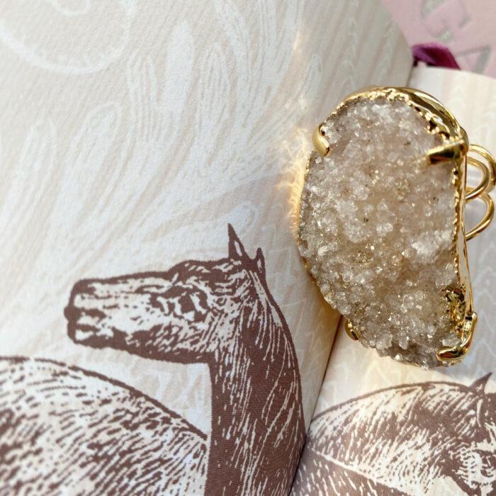 Liou 14 Nights: Druzy Ring