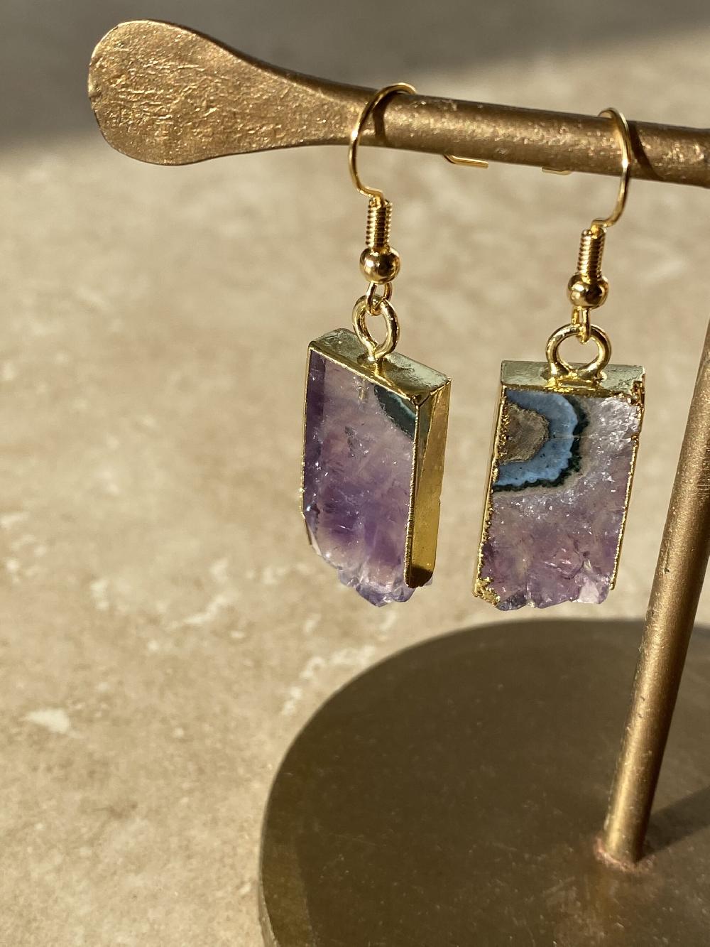 Liou Amethyst Sky Earrings