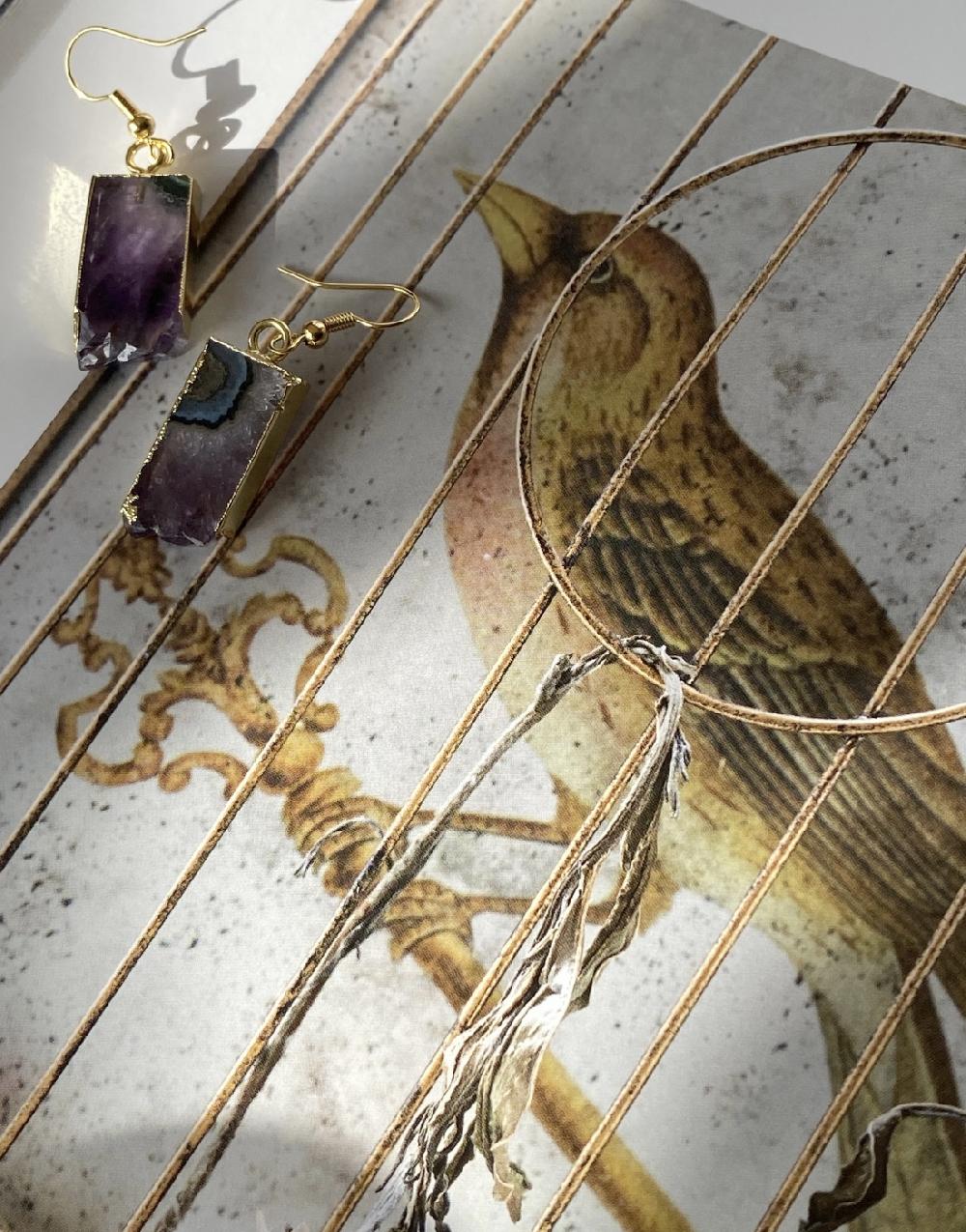 Liou Amethyst Sky Earrings