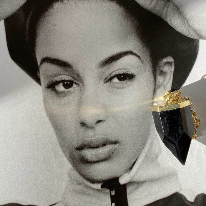 Liou Anais Black Obsidian Necklace
