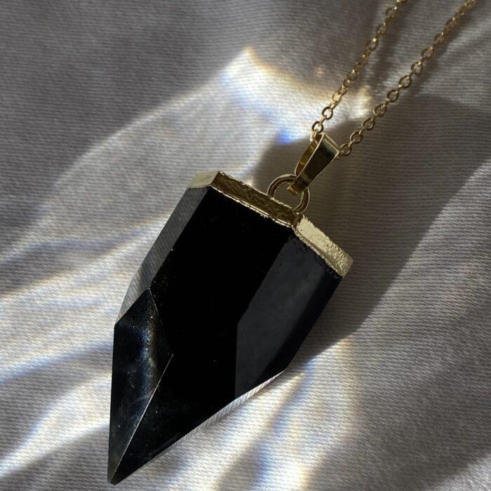 Liou Anais Black Obsidian Necklace
