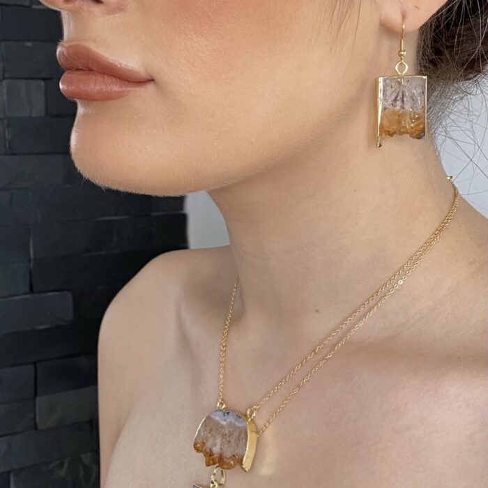 Liou Aria Citrine Earrings