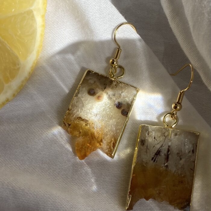 liou Aria Citrine Earrings