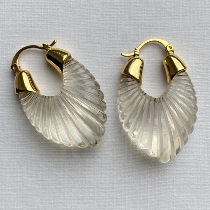 liou Cyra Clear Earrings